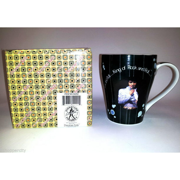 Iconic Legend Elvis Presley Fine China Coffee Mug Tea Cup Presentation Gift Box